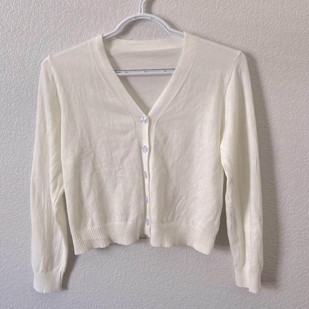 White Cardigan